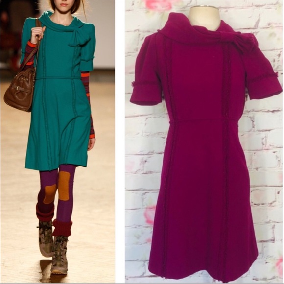 Marc By Marc Jacobs Dresses & Skirts - Marc by Marc Jacobs wrap neck wool sheath dress